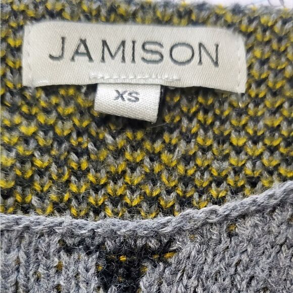 Jamison Gray & Yellow Sweater - Picture 3 of 3